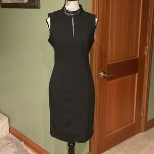 NWT Calvin Klein Elegant Black Midi Dress, Size 10